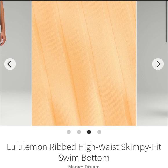 Lululemon Ribbed High-Waist Skimpy-Fit Swim Bottom - Picture 4 of 9